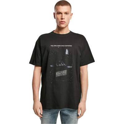 Oversized T-shirt Merchcode Star Wars Episode V Poster Heavy Noir 3XL Oversized T-shirt Merchcode Star Wars Episode V Poster Heavy Noir 3XL