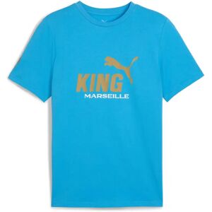 Puma T-shirt logo OM King 2025/26 Bleu M Puma T-shirt logo OM King 2025/26 Bleu M