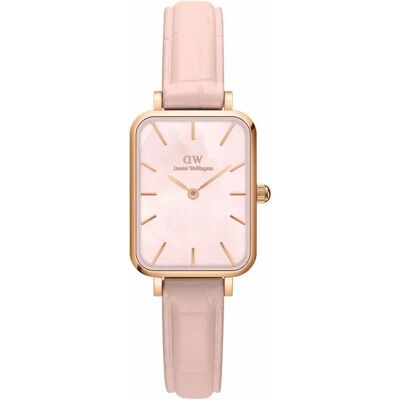 Dameshorloge Daniel Wellington Quadro Pressed Rouge Rose 20x26 mm Dameshorloge Daniel Wellington Quadro Pressed Rouge Rose 20x26 mm