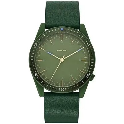 Horloge Komono Ray Shade Leather Vert TU Horloge Komono Ray Shade Leather Vert TU