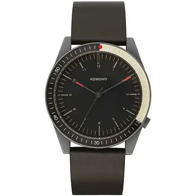 Horloge Komono Ray Shade Leather Noir TU Horloge Komono Ray Shade Leather Noir TU