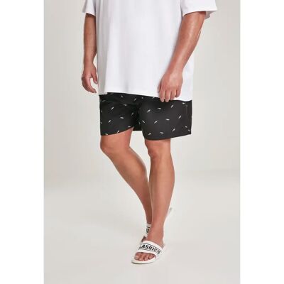 Urban Classics Badpak grote maten Urban Classic embroidery Blanc 3XL Urban Classics Badpak grote maten Urban Classic embroidery Blanc 3XL