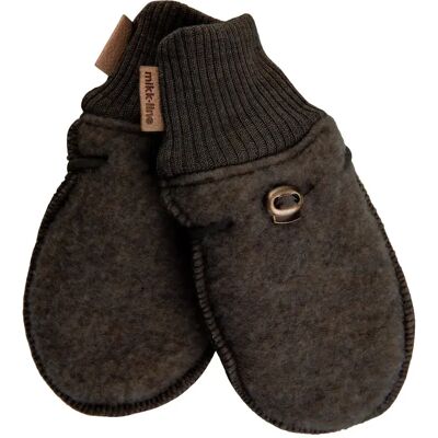Baby wollen wanten Mikk-Line Marron 0/1 mois Baby wollen wanten Mikk-Line Marron 0/1 mois