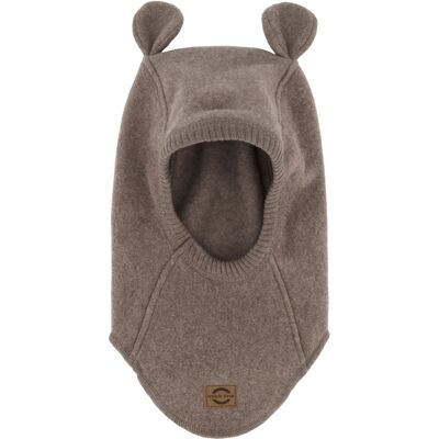 Fleece muts voor baby's Mikk-Line Fullface w Ears Bruin 0/1 maand Fleece muts voor baby's Mikk-Line Fullface w Ears Bruin 0/1 maand