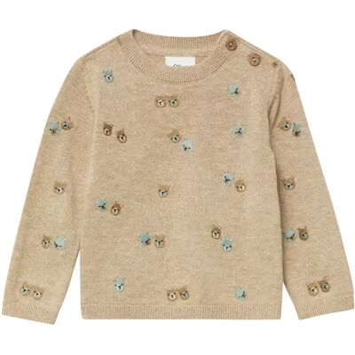 Unisex Gebreid Pull met Berenborduursel voor Baby s.Oliver Marron 3 maanden Unisex Gebreid Pull met Berenborduursel voor Baby s.Oliver Marron 3 maanden