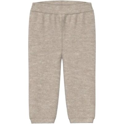 Gebreide legging met elastische taille en geribbelde rand voor baby's s.Oliver Marron 6 maanden Gebreide legging met elastische taille en geribbelde rand voor baby's s.Oliver Marron 6 maanden
