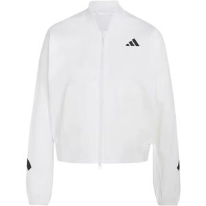 Vrouwen gebreide bomberjack adidas Z.N.E. Blanc XS Vrouwen gebreide bomberjack adidas Z.N.E. Blanc XS