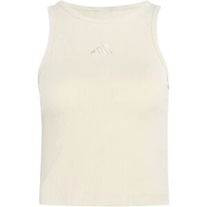 Damestanktop adidas Small Logo Beige S Damestanktop adidas Small Logo Beige S