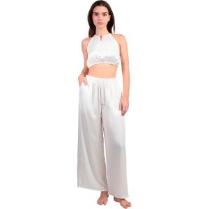 Dames top en broek set Admas Satinee Beach Blanc L Dames top en broek set Admas Satinee Beach Blanc L