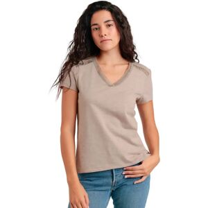 T-shirt dames Admas Entredos Beige M T-shirt dames Admas Entredos Beige M