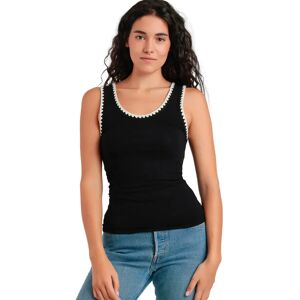 Damestanktop Admas Canale Hilo Contraste Noir S Damestanktop Admas Canale Hilo Contraste Noir S