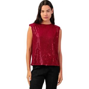 Damestanktop Admas Sequins Rouge S Damestanktop Admas Sequins Rouge S