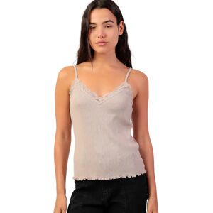 Damestanktop Admas Romantic Rib Beige M Damestanktop Admas Romantic Rib Beige M