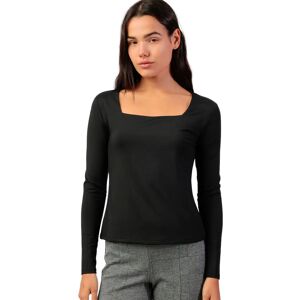 Top met Lange Mouwen Vierkante Hals Vrouw Admas Cuadrado Noir L Top met Lange Mouwen Vierkante Hals Vrouw Admas Cuadrado Noir L