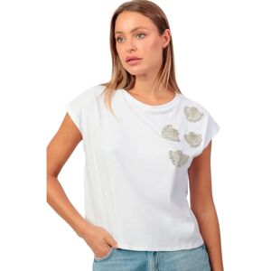 T-shirt dames Admas Shine Fun Blanc L T-shirt dames Admas Shine Fun Blanc L