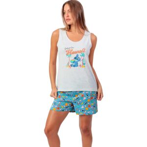 Damespyjama's Admas Stitch Beach Disney Gris 2XL Damespyjama's Admas Stitch Beach Disney Gris 2XL