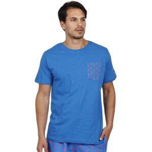 strand T-shirt Admas Diver Flamingo Bleu L strand T-shirt Admas Diver Flamingo Bleu L