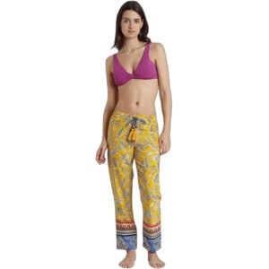 Hippie strandbroek voor vrouwen Admas Jaune L Hippie strandbroek voor vrouwen Admas Jaune L