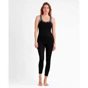 Vrouwentanktop met kant Admas Classic Noir M Vrouwentanktop met kant Admas Classic Noir M