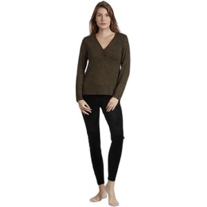 Dames lange mouwen T-shirt met knoop warm Admas Vert XL Dames lange mouwen T-shirt met knoop warm Admas Vert XL