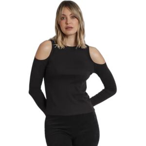 T-shirt met lange mouwen en blote schouders voor dames Admas Noir S T-shirt met lange mouwen en blote schouders voor dames Admas Noir S