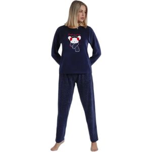 Dames pyjama met lange mouwen Admas Morning Mouse Bleu 2XL Dames pyjama met lange mouwen Admas Morning Mouse Bleu 2XL