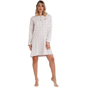Nachthemd met lange mouwen en knoopsluiting voor dames Admas Star Blanc L Nachthemd met lange mouwen en knoopsluiting voor dames Admas Star Blanc L