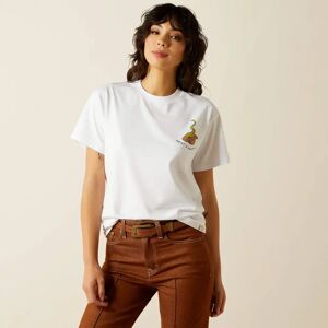 T-shirt Ariat Sendero Fool Me Once Blanc L T-shirt Ariat Sendero Fool Me Once Blanc L