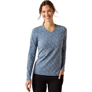 Dames-T-shirt met lange mouwen Ariat Hardware Print Bleu S Dames-T-shirt met lange mouwen Ariat Hardware Print Bleu S