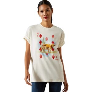 Dames-T-shirt Ariat Aces Blanc S Dames-T-shirt Ariat Aces Blanc S