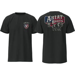 T-shirt Ariat American Bison Classic Gris L T-shirt Ariat American Bison Classic Gris L