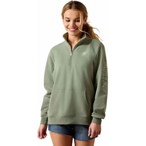 Dames sweatshirt met 1/2 rits Ariat Foundation Vert M Dames sweatshirt met 1/2 rits Ariat Foundation Vert M