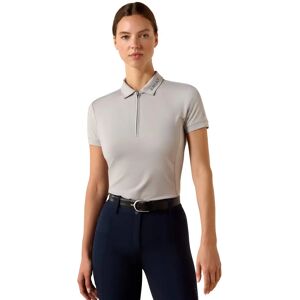 Damespolo met 1/4 rits Ariat Bandera Gris M Damespolo met 1/4 rits Ariat Bandera Gris M