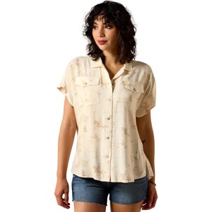Dameshemd Ariat Badlands Beige S Dameshemd Ariat Badlands Beige S