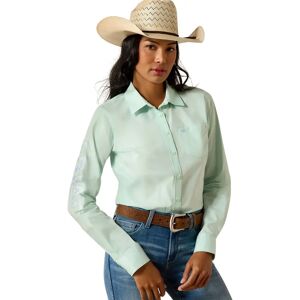 Dameshemd Ariat Kirby Bleu 2XL Dameshemd Ariat Kirby Bleu 2XL