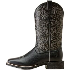Leren westernlaarzen voor dames Ariat Round Up Remuda Noir 38,5 Leren westernlaarzen voor dames Ariat Round Up Remuda Noir 38,5