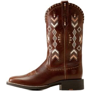 Westernlaarzen voor dames Ariat Round Up Skyler Marron 37,5 Westernlaarzen voor dames Ariat Round Up Skyler Marron 37,5