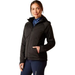 Waterdicht damesjack met capuchon Ariat Zonal Noir S Waterdicht damesjack met capuchon Ariat Zonal Noir S