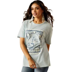 Dames-T-shirt Ariat Wild West Stamp Bleu M Dames-T-shirt Ariat Wild West Stamp Bleu M