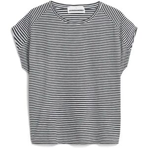 Dames-T-shirt ARMEDANGELS Oneliaa Lovely Stripes Noir S Dames-T-shirt ARMEDANGELS Oneliaa Lovely Stripes Noir S