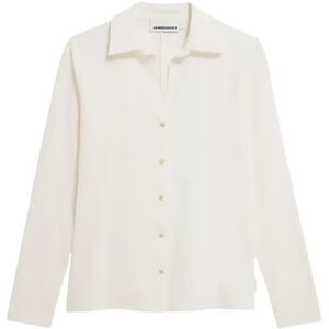 Vrouwenblouse ARMEDANGELS Nalaania Blanc M Vrouwenblouse ARMEDANGELS Nalaania Blanc M