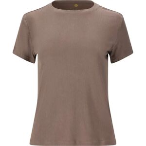 Dames-T-shirt Athlecia Tinashe Marron 44 Dames-T-shirt Athlecia Tinashe Marron 44