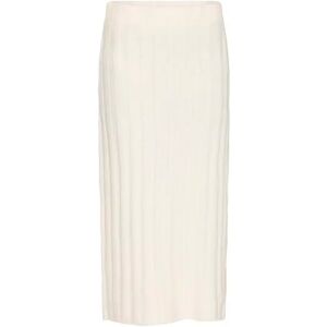 Dames slim gebreide jurk b.young Marianne Beige L Dames slim gebreide jurk b.young Marianne Beige L