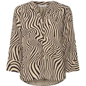 Vrouwenblouse b.young Helvig 4 Beige 40 Vrouwenblouse b.young Helvig 4 Beige 40