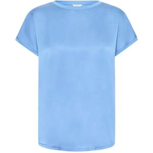 Dames T-shirt met één neklijn b.young Selita Bleu XS Dames T-shirt met één neklijn b.young Selita Bleu XS