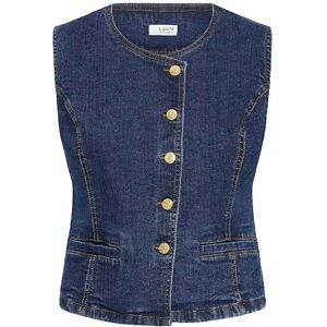 Damesgilet b.young Komma Waistcoat Bleu 40 Damesgilet b.young Komma Waistcoat Bleu 40