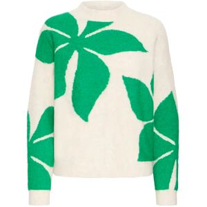 Vrouwentrui b.young Byomea Flower Jumper 3 Beige XL Vrouwentrui b.young Byomea Flower Jumper 3 Beige XL