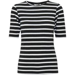 Dames-T-shirt met streepjes b.young bypamila Orange L Dames-T-shirt met streepjes b.young bypamila Orange L