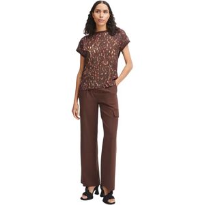 Dames-T-shirt b.young Panya Marron S Dames-T-shirt b.young Panya Marron S