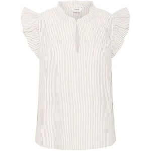 Vrouwenblouse b.young Iraline Beige 36 Vrouwenblouse b.young Iraline Beige 36